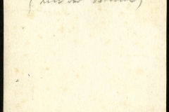 Handschriftliche Notiz zur Aufzeichnung von Informationen aus der Fernspähabteilung des Heeres