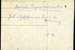 Dokumentation der deutschen Truppenbewegungen in der Nähe von Coburg am 1. September 1947