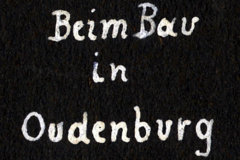 Bauarbeiten in Oudenaarde während des letzten Krieges