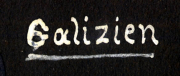 Anschrift Galizien aus der Abteilung Fernsprecher Heer zeigt historische Militärkommunikation