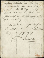 Dokument aus der Fernsprechabteilung des Heeres mit handschriftlichen Notizen und Anweisungen