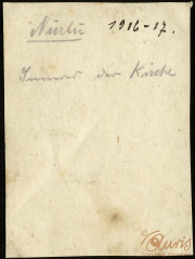 Historischer Schriftverkehr aus dem Jahr 1926 mit Hinweis auf die Gottesdienste in der Kirche