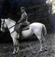 Reiter der Heerestruppen in der Fernspähgruppe während des Ersten Weltkriegs