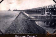 Historische Ansicht des Molen von Newport mit Blick auf das Meer