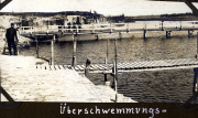 Blick auf einen Überflutungsteg und die Umgebung in der Fernsp. Abtlg. 199