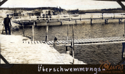 Blick auf einen Überflutungsteg und die Umgebung in der Fernsp. Abtlg. 199