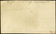 Dokument der Fernspähabteilung des Heeres mit handschriftlichen Notizen und leeren Feldern für Informationen