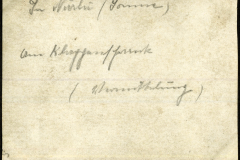 Handschriftliche Notizen über militärische Angelegenheiten der Fernspäh-Abteilung 199, Heer