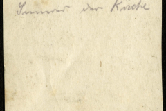 Historischer Schriftverkehr aus dem Jahr 1926 mit Hinweis auf die Gottesdienste in der Kirche