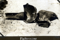 Reste einer Flattermine der Heerseinheit in einem geschichtsträchtigen Gebiet