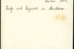 Winter 1915 in Montfaucon mit der Heertruppe