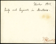 Winter 1915 in Montfaucon mit der Heertruppe
