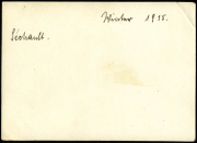 Militärische Karte aus dem Jahr 1915 mit handschriftlichen Notizen und Stempeln