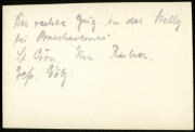 Bericht über den letzten Zug im Rahmen einer militärischen Erkundung bei Bruchsal, verfasst von L. Grin Van Reiter und Esplen Götz