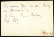 Bericht über den letzten Zug im Rahmen einer militärischen Erkundung bei Bruchsal, verfasst von L. Grin Van Reiter und Esplen Götz