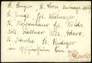 Liste von Namen und Informationen zur Heer-Einheit im Jahr 19xx