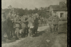 Heer versammelt sich in einem militärischen Lager während des Ersten Weltkriegs in Europa