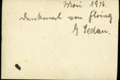 Notiz vom Dezember 1916 über den Einsatz von fliegenden Einheiten im Ersten Weltkrieg