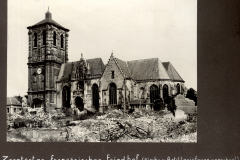 Zerstörter französischer Friedhof
