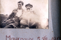 Unteroffizier Ernst Stilp in Maureguy am 5. August 1917