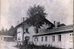 Historisches Foto von einem Bauwerk während des Ersten Weltkriegs