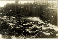 Verstürmte Schlachtstätte im Ersten Weltkrieg