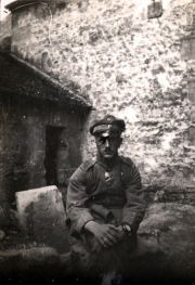 Unteroffizier Ernst Stilp von Infanterie Regiment 12 auf dem Westfeldzug