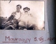 Unteroffizier Ernst Stilp in Maureguy am 5. August 1917