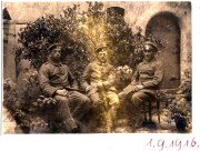 Historische Fotografie von Soldaten aus der Ersten Weltkriegzeit