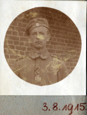 Historischer Soldatenfoto aus Erster Weltkrieg