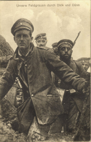 Unsere Feldgrauen durch Dick und Dünn