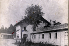 Historisches Foto von einem Bauwerk während des Ersten Weltkriegs