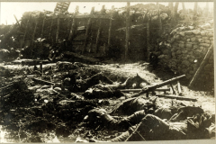 Verstürmte Schlachtstätte im Ersten Weltkrieg