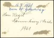 Historisches Briefpostmarkenstempel