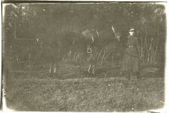 Korporal in Belgien vor Antwerpen