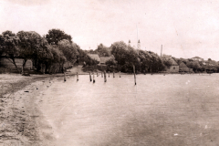 Historisches Küstenlandschaftsbild