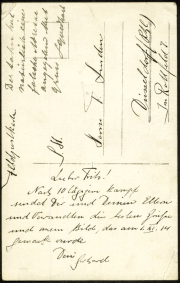 Historischer Brief aus Erster Weltkrieg