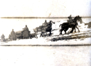 Schneeangriff bei der Reserve-Feldartillerie-Regiment Nr. 59