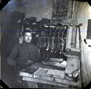 Historischer Fotograf von Artillerie-Werkstatt