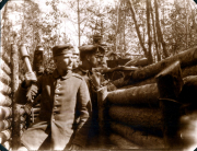 Soldaten der Reserve-Feldartillerie-Regiment Nr. 59 im Feldzug