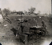 Musikunterhaltung von Soldaten im Ersten Weltkrieg