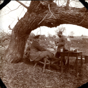 Offiziere der Reserve-Feldartillerie-Regiment Nr. 59 während des Ersten Weltkriegs