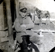 Soldat des Ersten Weltkriegs in Uniform