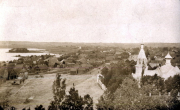 Historische Russisch-Ukrainische Dorfansicht