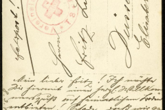 Historischer Brief aus Erster Weltkrieg