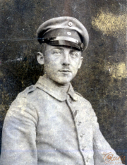 Porträt eines Soldaten aus dem Ersten Weltkrieg, Schleswig-Holstein, circa 1916