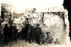 Soldaten der Heer arbeiten in einem Steinbruch während des Ersten Weltkriegs in den frühen 1910er Jahren