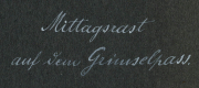 Mittagsrast auf dem Grünespass und seine Bedeutung für die Erholung in der Natur