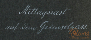 Mittagsrast auf dem Grünespass und seine Bedeutung für die Erholung in der Natur