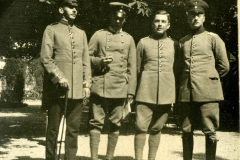 Soldaten der Heer im Freien während des frühen 20. Jahrhunderts in Deutschland